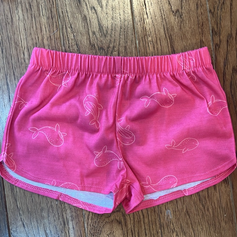 Carter’s 3 Piece Pink Whale Outfit 3T, Shorts & Tanks - Picture 5 of 5